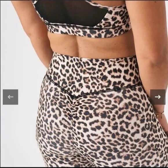 Zyia | Cheetah Print Butt Scrunch High Waist Full Length Brilliant Leggings - Picture 3 of 9